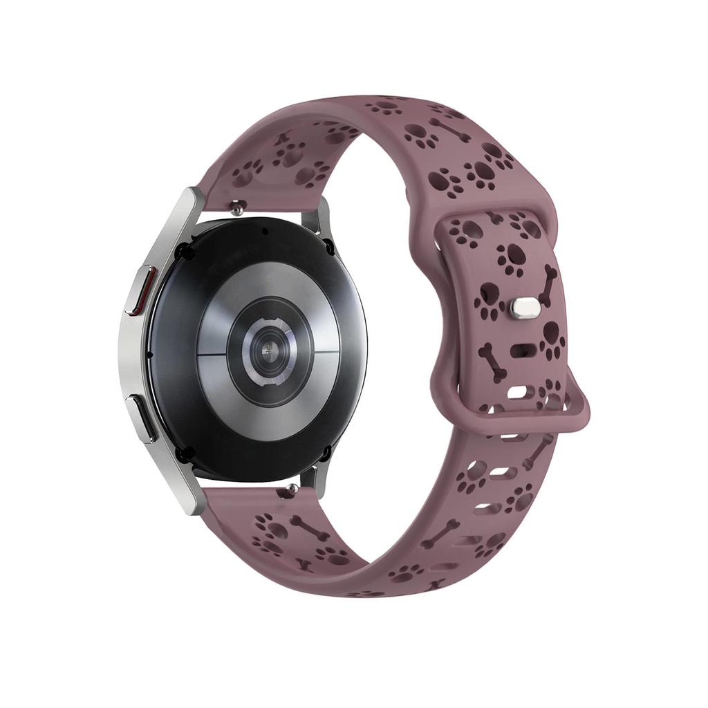 Силиконовый ремешок для Samsung Galaxy Watch 7/6/5/4 Classic, дизайн с вырезом в виде лапы медведя