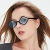 Женские солнцезащитные очки в стиле ромба, модные, трендовые, с защитой от УФ-лучей, женские солнцезащитные очки для путешествий, походов, мужские солнцезащитные очки