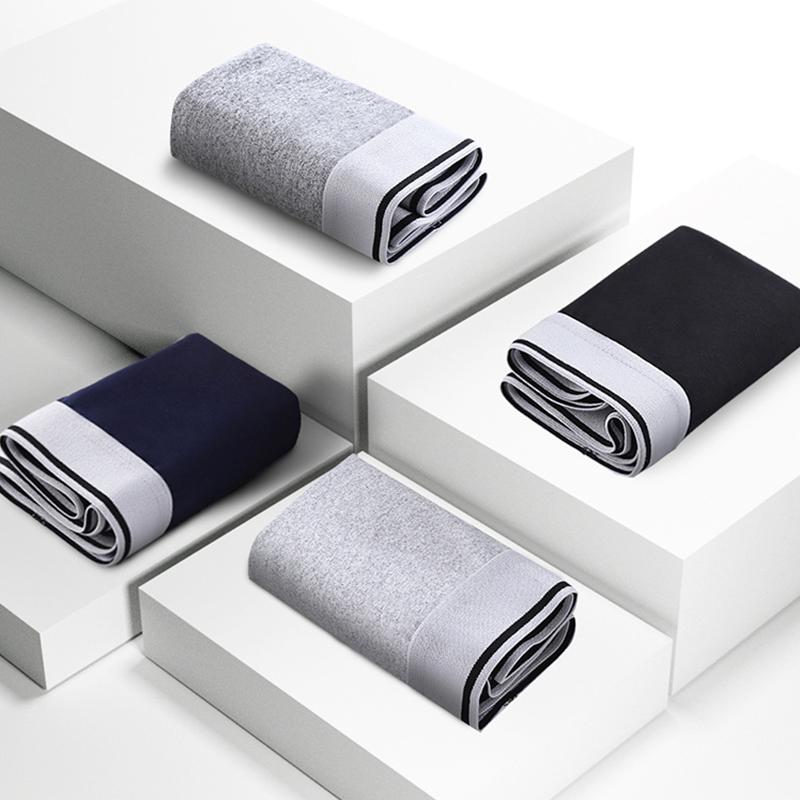 Big Size Men's Underwear Boxers Shorts Solid Color Undies Breathable Underpants L XL 2XL 3XL 4XL 5XL