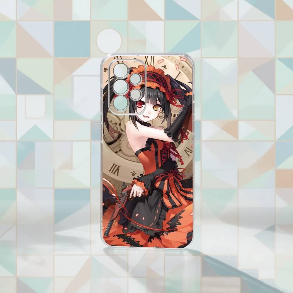 Чехол для телефона Date A Live Токисаки Куруми Прозрачный Силиконовый Мягкий Для Samsung S25, S24, S21, S22, S23, S30, Ultra, S20, Plus, Fe