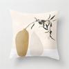 Nordic Abstract Geometry Simple Leaf Plant Art Print Pattern Cushion Cover Home Living Room Sofa Decoration Pillow Pillow Cover