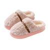Household Warm and Fleece Home Slippers Thick-soled Plush Winter Cotton Slippers Cotton Shoes Women Wear Non-slip Winter