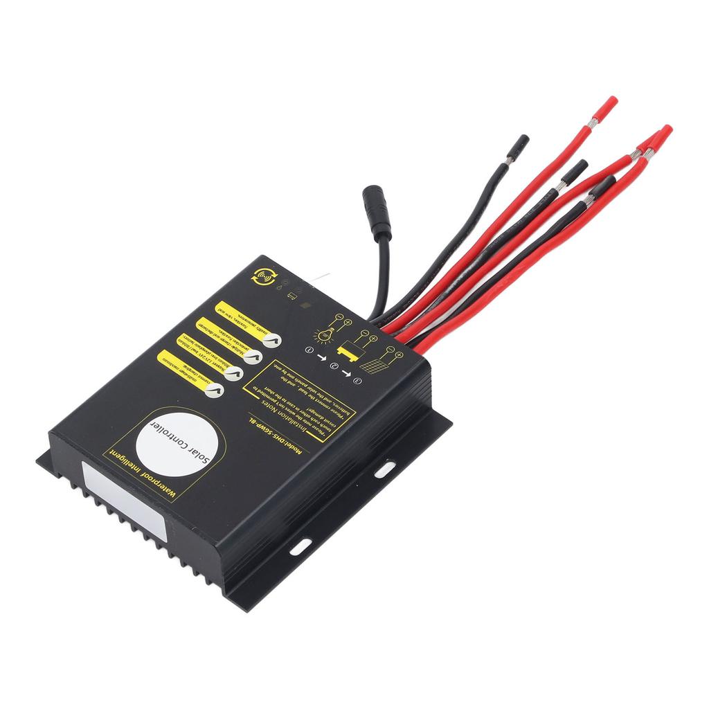 PWM Solar Charge Controller 12 To 24V 30A Bluetooth Water Resistant Adjustable Universal Solar Charg