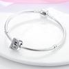 Minimal Design 925 Silver Sparkling Inlaid With Zircon DIY Fine Jewelry 3mm Gifts Making