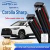 Бескаркасная универсальная щетка стеклоочистителя для Corolla Rui Fang: Многофункциональная двойная полоса с 6-слойным скребком для воды