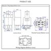 Sturdy Plastic Automotive Electrical Relays Set 12V 40.0A 4 Pin SPST Set of 2 Including Pre Wire Pigtail Connectors
