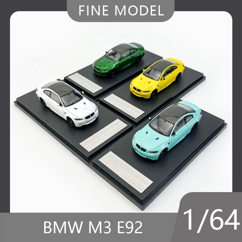 FINE MODEL 1:64 BMW M3 E92 Simulation Die Casting Alloy Car Model Collection Desktop Ornament Boy Toy Birthday Gift