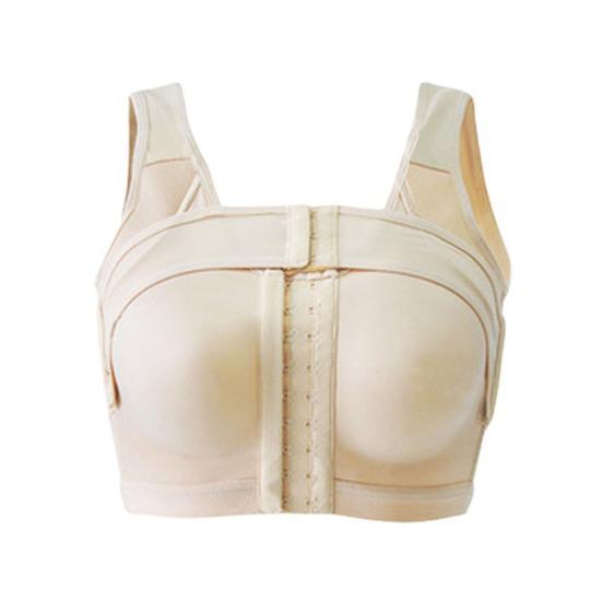 Женский бюстгальтер для поддержки груди спереди, стабилизатор имплантата, широкий ремень для плеч, компрессионное нижнее белье после операции, хирургическое