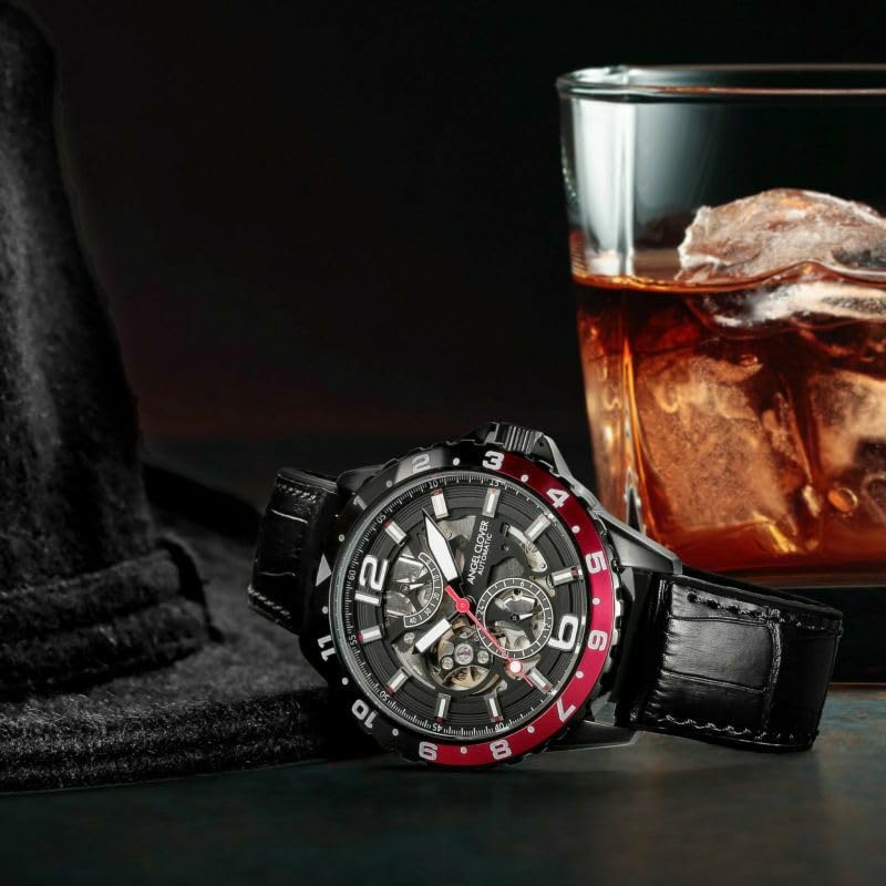 Часы TIME CRAFT DIVER AUTOMATIC Time Craft Diver Automatic с черным циферблатом из нержавеющей стали, автоматический механизм, калибр 45 мм, обычная гарантия, бренд часов [Angel Clover]