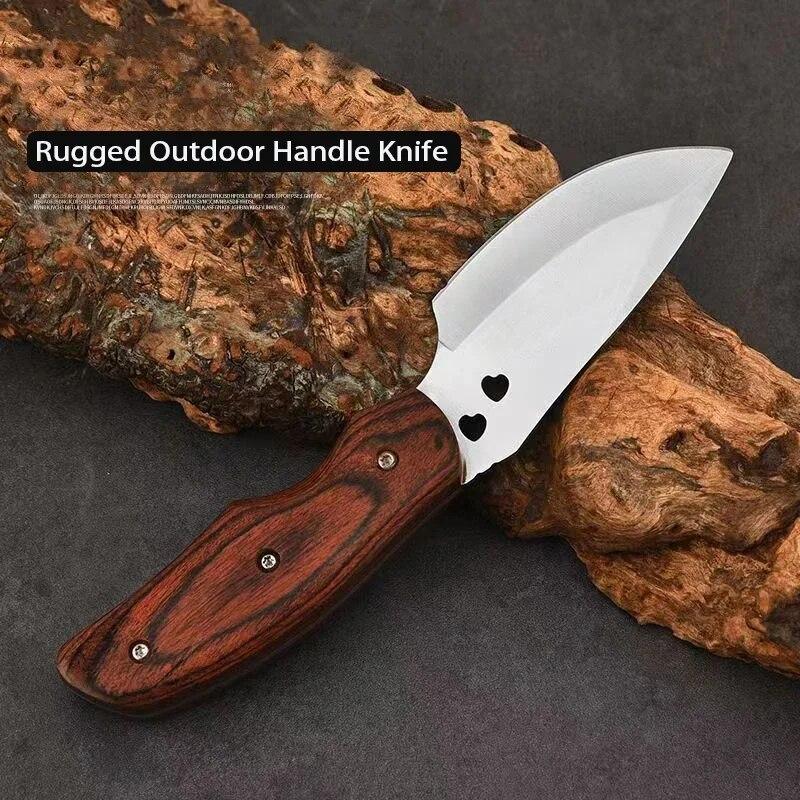 Stainless Steel Boning Knife Camping Knife Carving Knife Mongolian Hand-forged Kitchen Knife Multi-purpose Outdoor Portable with Knife Set