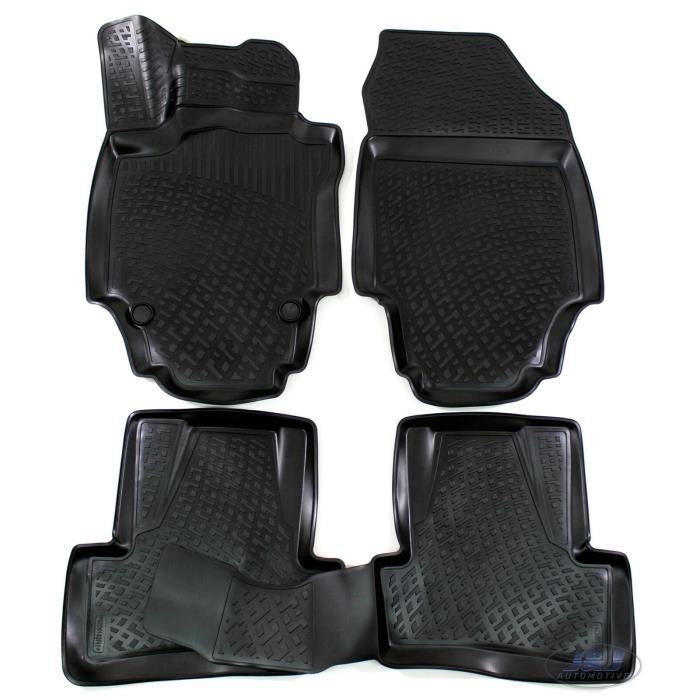 J&J AUTOMOTIVE | Tapis De Sol En Caoutchouc 3D Exclusive Pour Renault Captur 2014-2019