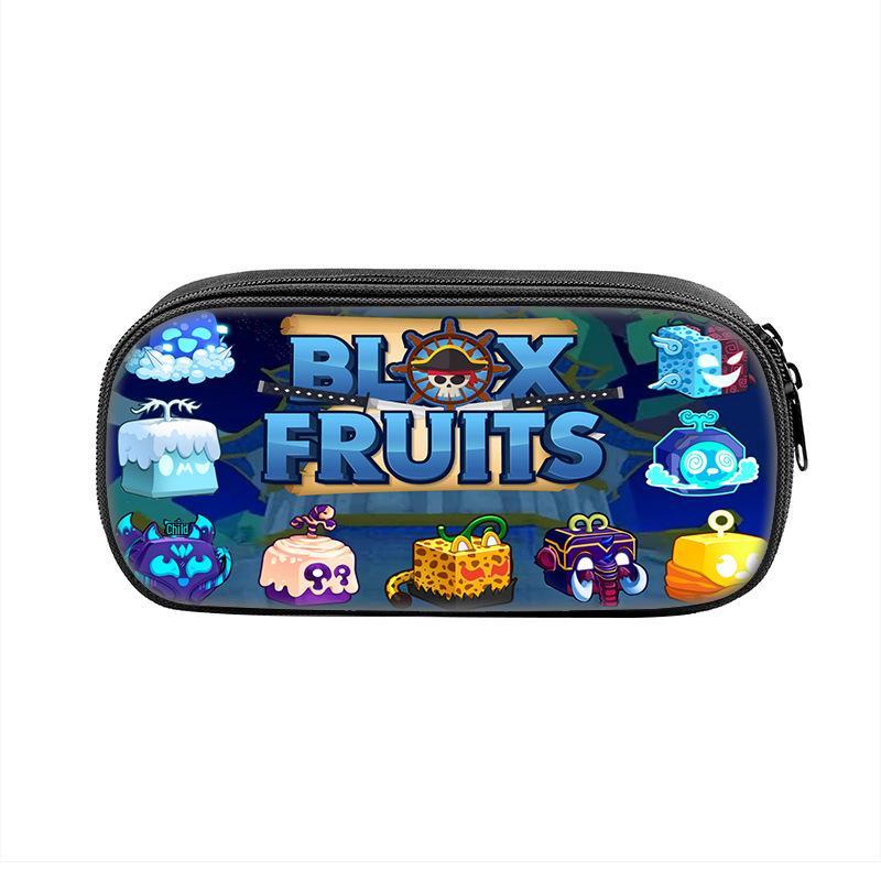 Пенал Blox Fruits с Дьявольскими фруктами для детей - Тема Roblox