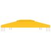 Toit de tonnelle - VIDAXL - 4 x 3 m - Étanche - 310 g/m² - Jaune