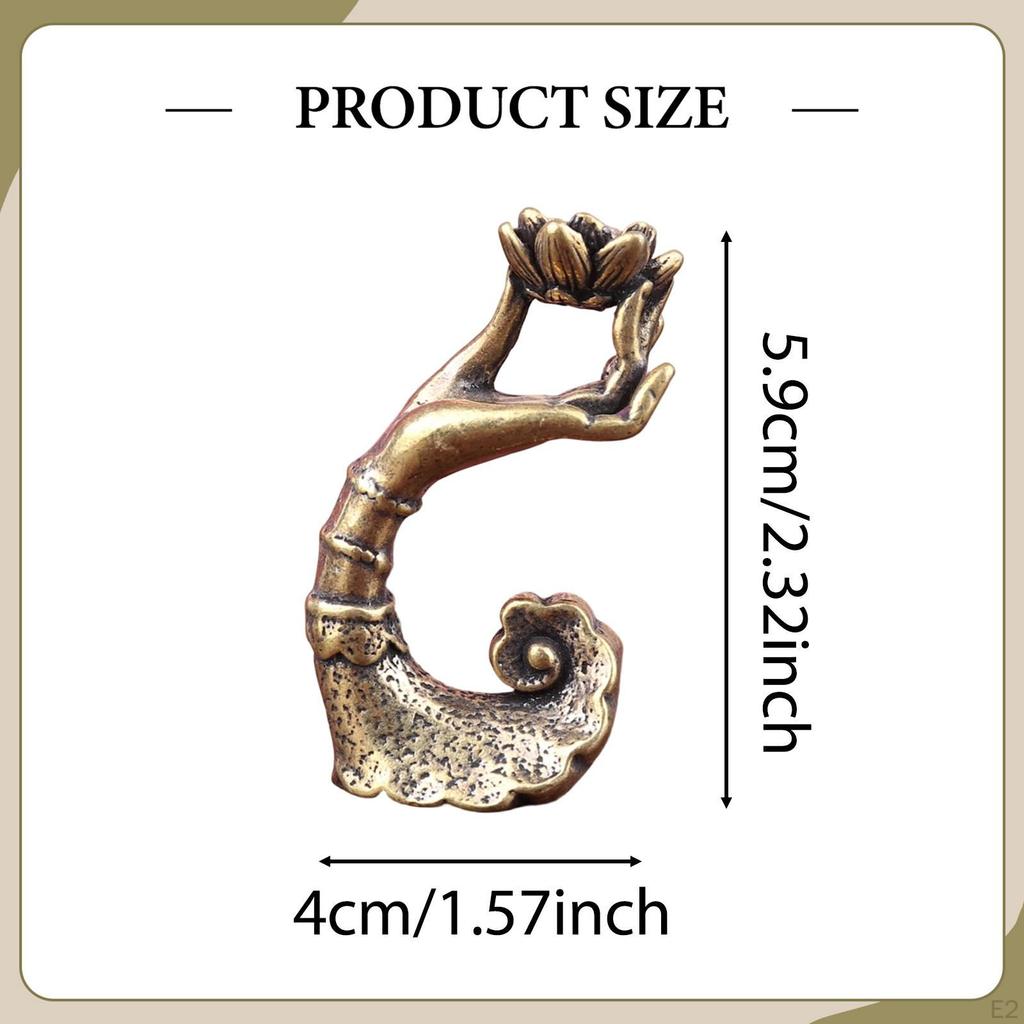 Благовония с обратным потоком, курильница, маленькое ароматическое украшение, латунное изделие, декор для стола, подставка для конусов для