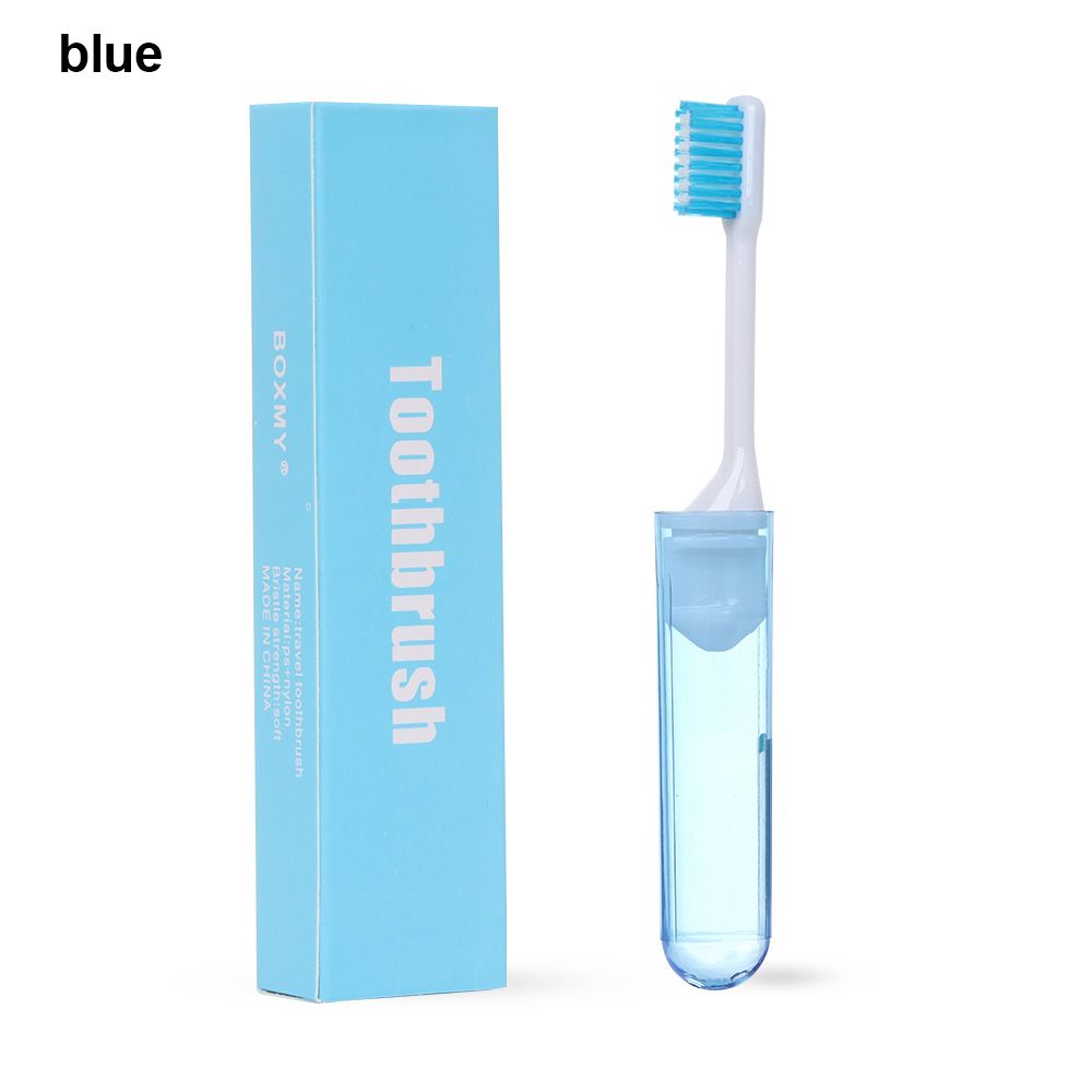 Health Travel Camping Portable Oral Cleaning Business Trip Outdoor Tooth Brush Folding Toothbrush