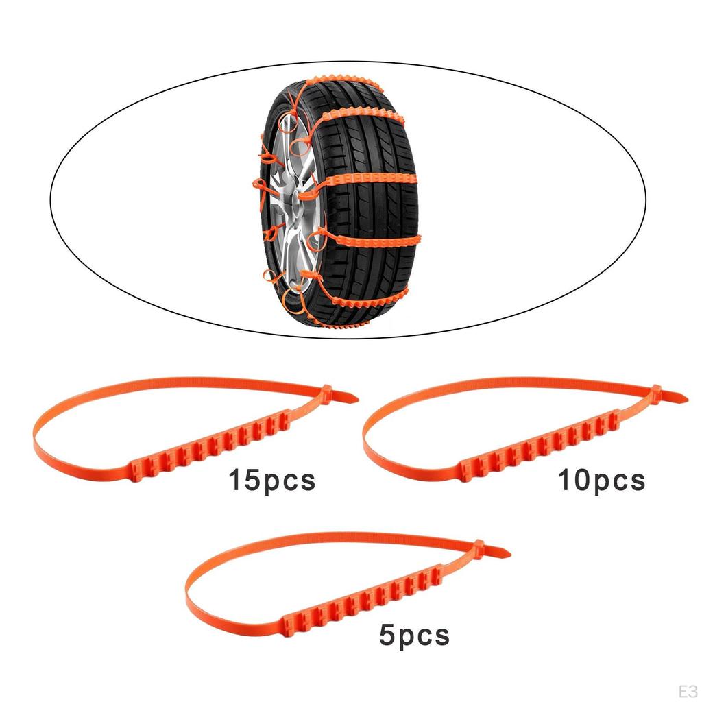 Car Tire Snow Chains Wheel Nylon ,Length 95cm ,Quick Install Universal