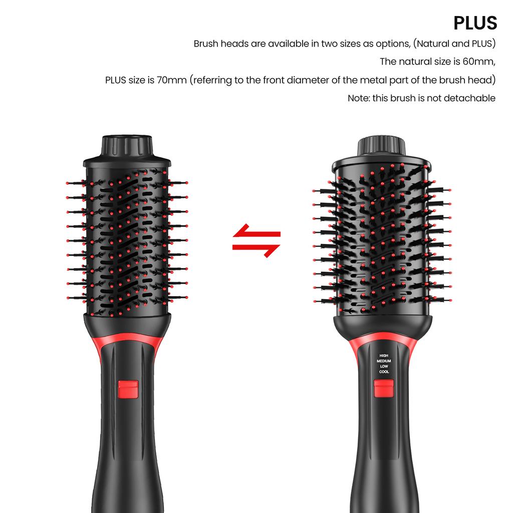 Новый 1200 Вт второй поколения горячий фен расческа многофункциональный 5-в-1 мини компактный укладочный гребень с отрицательными ионами сушилка для волос