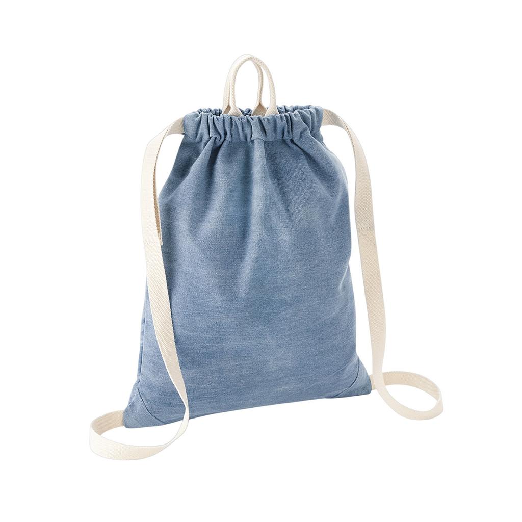 Bagbase Denim Drawstring Bag