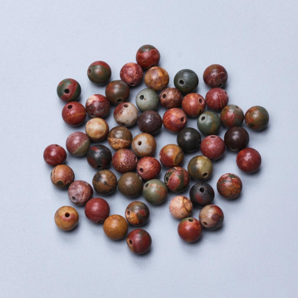 20/30/40 шт. 4/6/8/10 мм для изготовления ювелирных изделий своими руками, подвески, ожерелья, большое количество, бусины Пикассо из яшмы из натурального камня, нежные ювелирные аксессуары