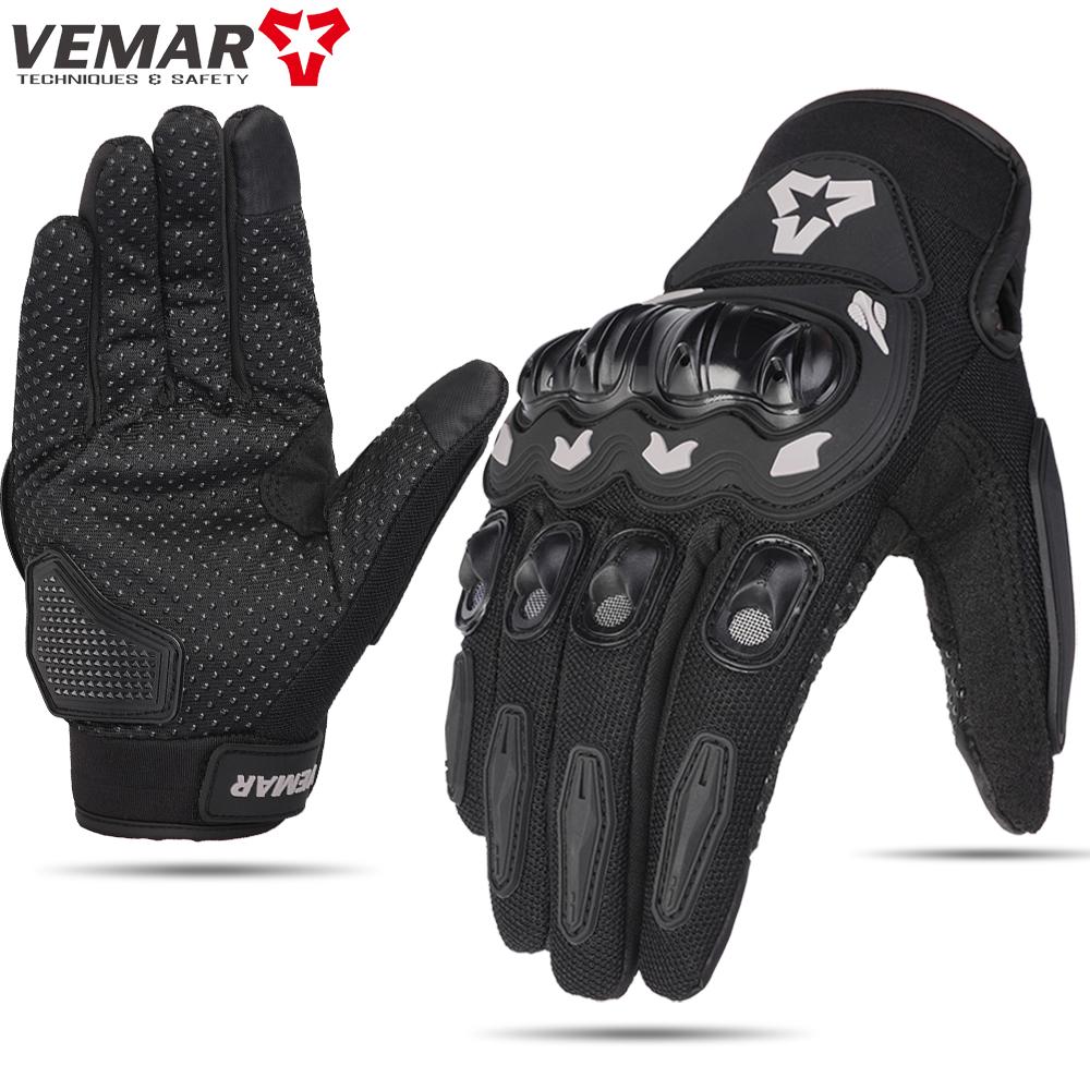 Summer New Men Motorcycle Gloves Hard Knuckle Touch Screen Motorbike Motocross Moto Biker Gloves Motorcycle Accessories M-XXL