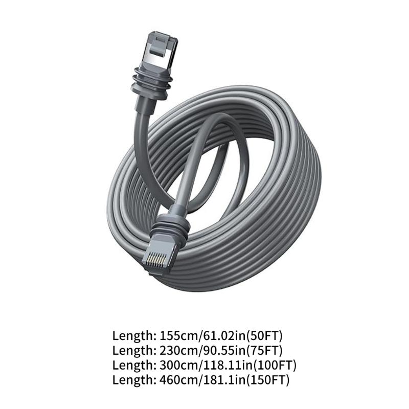 26AWG Router Cable Extension Gigabit Ethernet Cable High Speed Power Data Cable Replacement Extension Cable Easy to Use