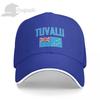 Tuvalu Flag With Letter Baseball Cap Men Women Summer Unisex Hip Hop Caps Cotton Snapback Golf Hat Fishing Caps