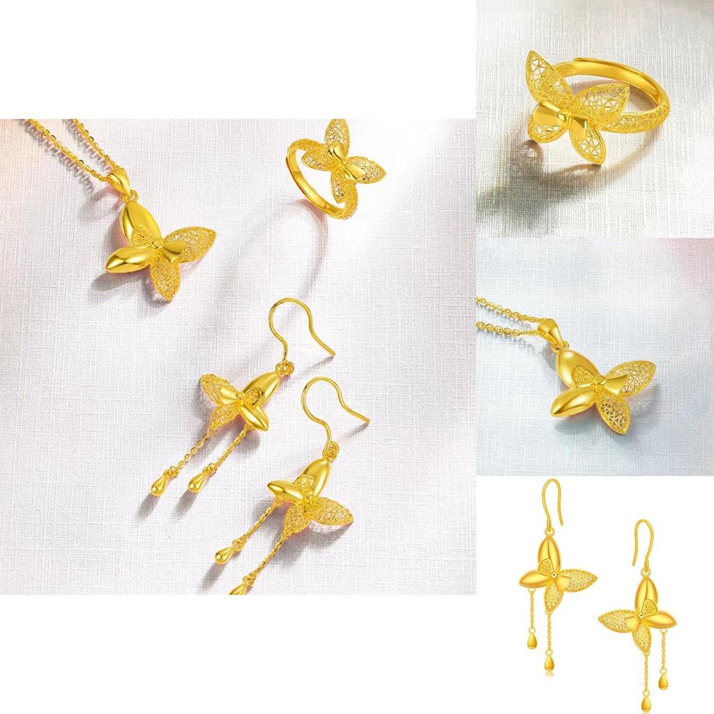 Элегантное кольцо из латуни с золотым покрытием в виде бабочки, потрясающий геометрический дизайн для женщин