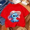 Casual everyday Tshirt for childrenTshirt with Kawaii cartoon print summer urban fashion set for boys and girls aged 3 to 14
