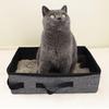 Portable Folding Travel Pet Litter Box Dog Toilet Tray Folding Cat Litter Potty Waterproof Outdoor Foldable Cat Litter Box