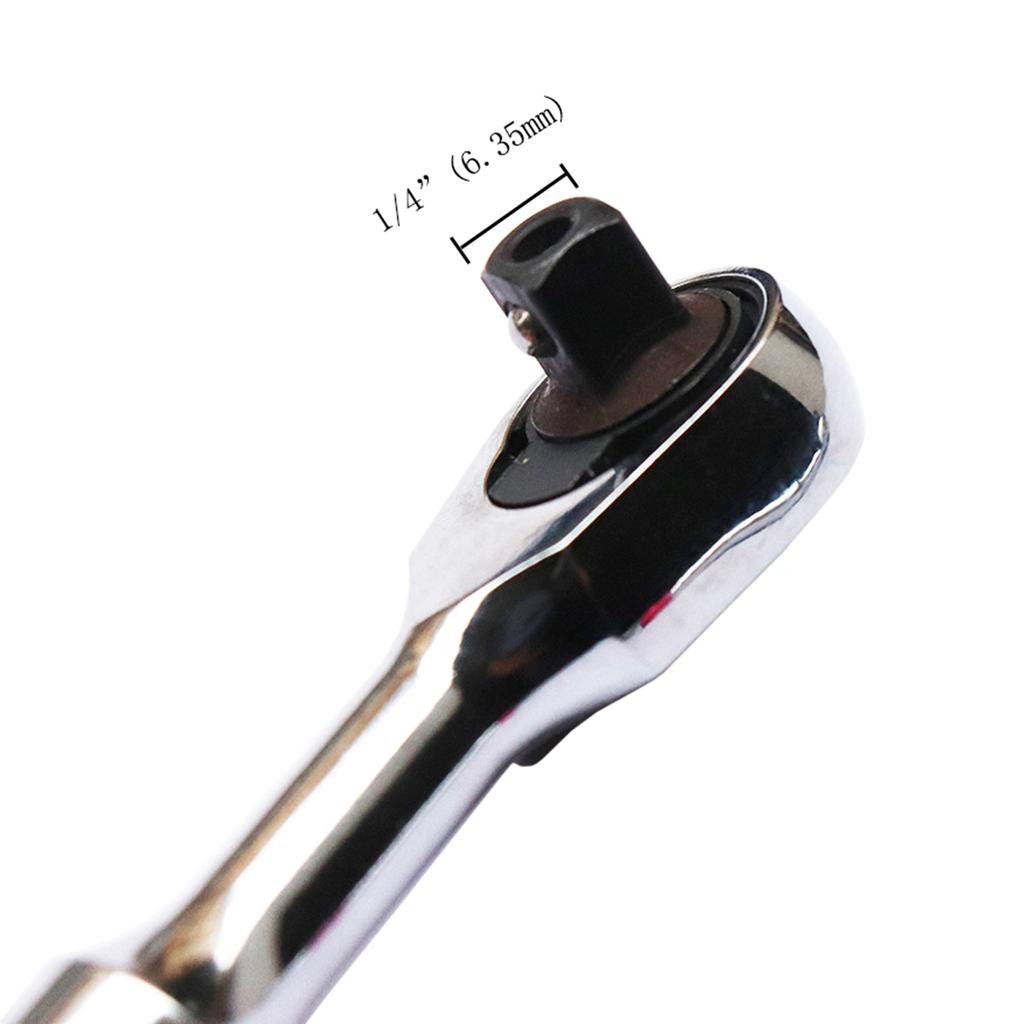 1/4-дюймовый гаечный ключ с трещоткой, торцевой ключ с трещоткой, многофункциональный быстросъемный ручной инструмент для самостоятельной сборки, гаечный ключ с трещоткой