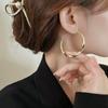 Hoop Earrings Jewelry Arge Hollow Round Fashion Vintage Jewelry Gifts Elegant Style For Women  Handmade