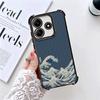 Японская волна Канагава Серфинг Покрытие Чехол для телефона Для Xiaomi Redmi Note 14 15 Pro Plus 13 12 11 11S 11T 10 9S 9 5G Защита от падения Воздушный