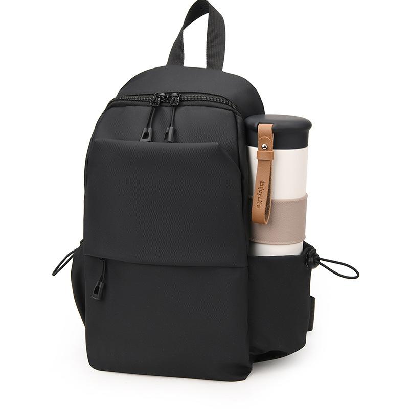 Сплошная цветная нагрудная сумка, мужская сумка через плечо, водоотталкивающая сумка через плечо