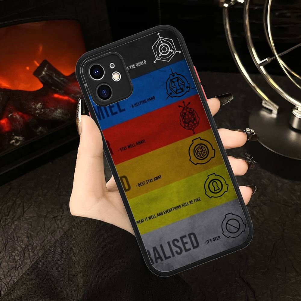 Популярный Sci-Fi Foundation Scp F-Foundation Силиконовый Чехол Для IPhone 16 15 14 13 12 11 Pro Max Plus X XS MAX Ударопрочный Матовый