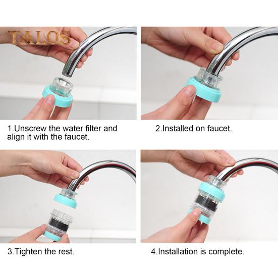 Фильтр для крана, термостойкий, водосберегающий, долговечный, универсальный фильтр для кухонной мойки, очиститель для крана, кухонные принадлежности