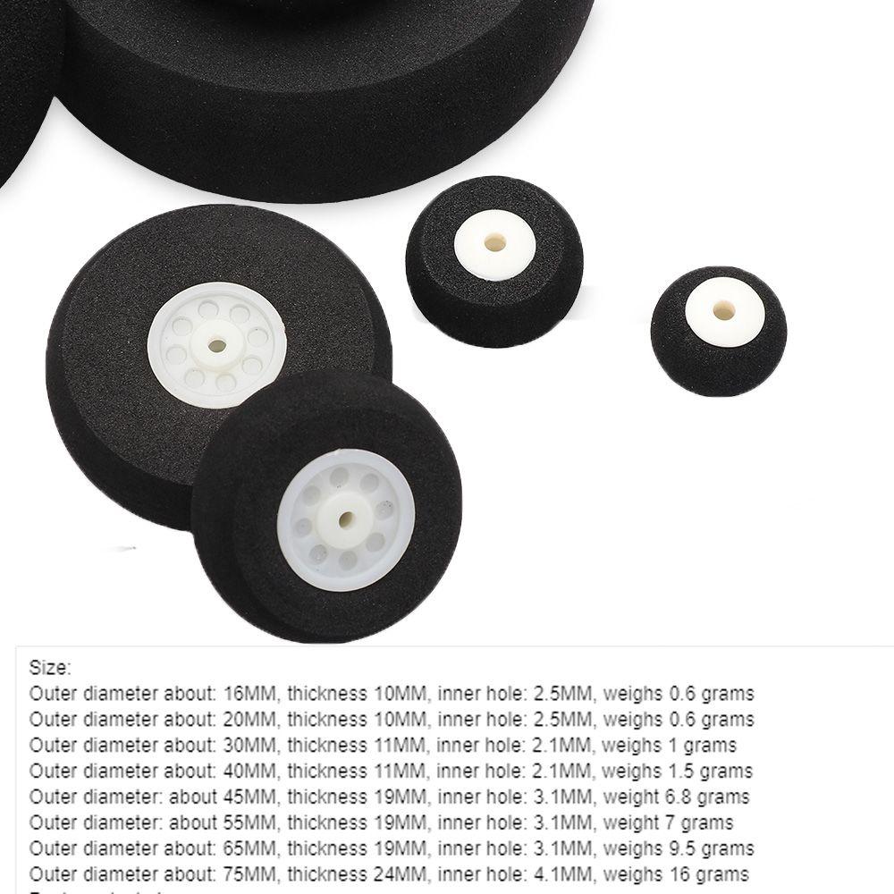 High Quality Accessories 1" - 3"Inch RC Airplane Replacement Plane Toy Parts Wheel Hub Tail Wheels