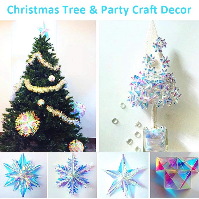 45x200см Хамелеон Цветная Пленка для Окна ПВХ Статическая Декоративная Тонировка Стекла для Дома Офиса Здания Стеклянная Наклейка