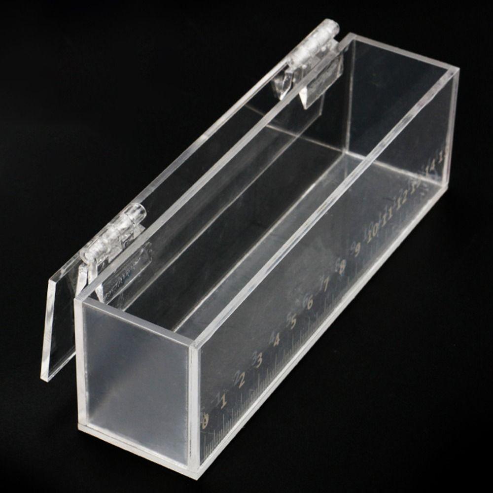 Transparent Fish Viewing Box Micro Landscape Mini Desktop Goldfish Bowl Dustproof Broken Resistant Fish Breeding Tanks