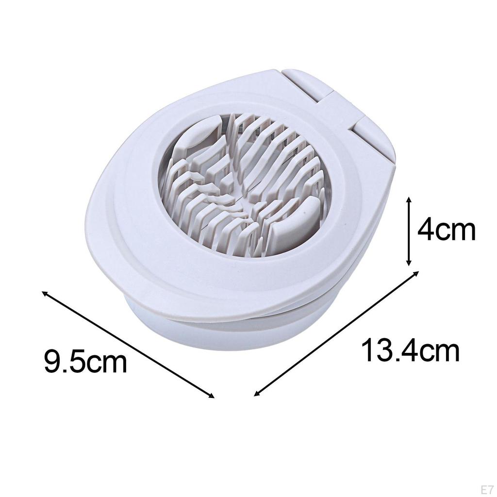 Efficient Egg Slicer for Perfectly Cut Boiled Eggs and Soft Fruits