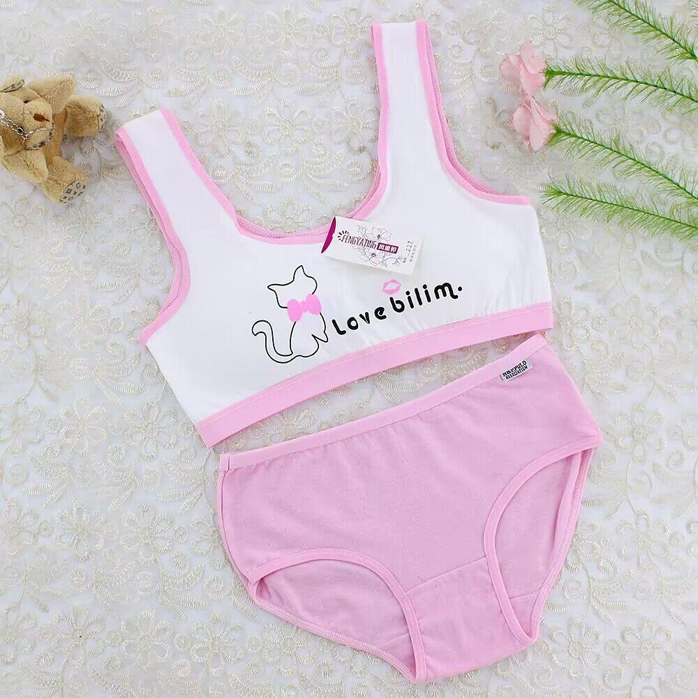 Bra for Kids Cotton Training Bra Girls Teens Underwear 8-14Years