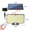Outdoor Solar Wall Lights Motion Sensor Light 234LED Security Light Waterproof Wide Angle Remote Control Wall Shed Garden Light