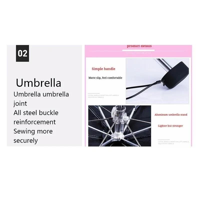 1 шт. мини-карманный зонт от солнца и дождя портативный легкий ветрозащитный 5 складной солнцезащитный зонт