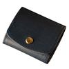 Am De Mas Compact Coin Genuine Small Made In Stylish Coin Men's Case, Leather, Wallet, Japan, Purse, Blue, CP-045