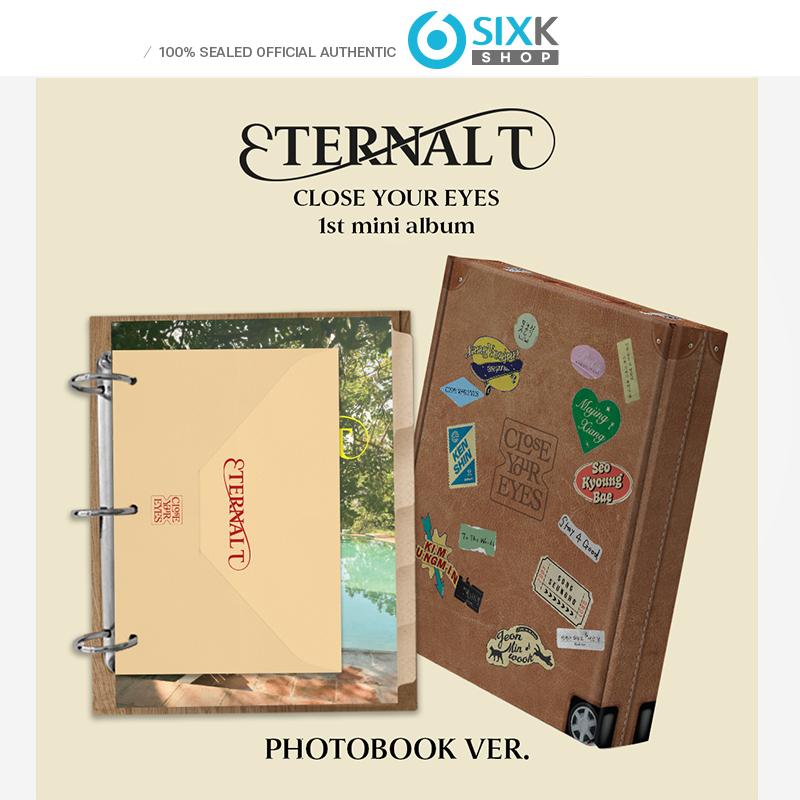 CLOSE YOUR EYES The 1st Mini Album [ETERNALT] - PHOTOBOOK VER (Online Benefit)