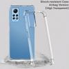 IMAK For Xiaomi Redmi Note 12 Pro 4G/Note 11 Pro 4G (MediaTek)/11 Pro 5G (Qualcomm) Phone Case Airbag Clear TPU Cover