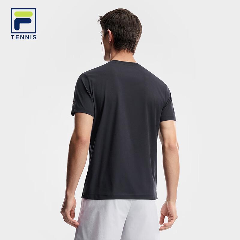 Fila Мужская быстросохнущая вязаная футболка для тенниса