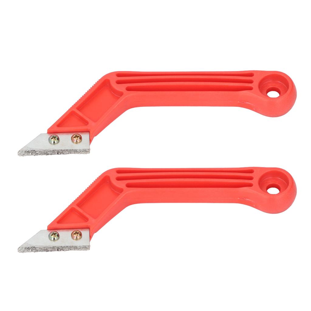 Набор из 2 инструментов для удаления затирки, эргономичная угловая пила для затирки с 10 лезвиями для чистки плитки