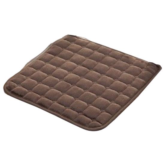 Chair Seat Mat Comfortable Plush Square Seat Pad Non-Slip Sofa Chair Cushion for Home Office Outdoors