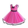 [MUXIU] Minnie Mouse Halloween Costume for Girls, Cute and Popular Polka Dot Skirt, Short Sleeves, Bow Tie, Party, Dance Costume, Photo Shoot,
