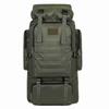 Large Capacity Hiking Backpack Outdoor Camping Rucksack Canvas Trekking Backpack